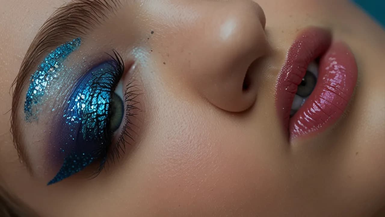 Niebieskie cienie do powiek: Klucz do hipnotyzującego spojrzenia?