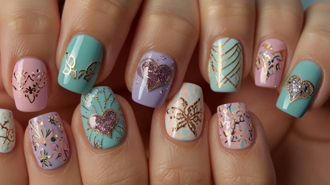 9 czarujących wzorów na krótkie paznokcie, które skradną serca