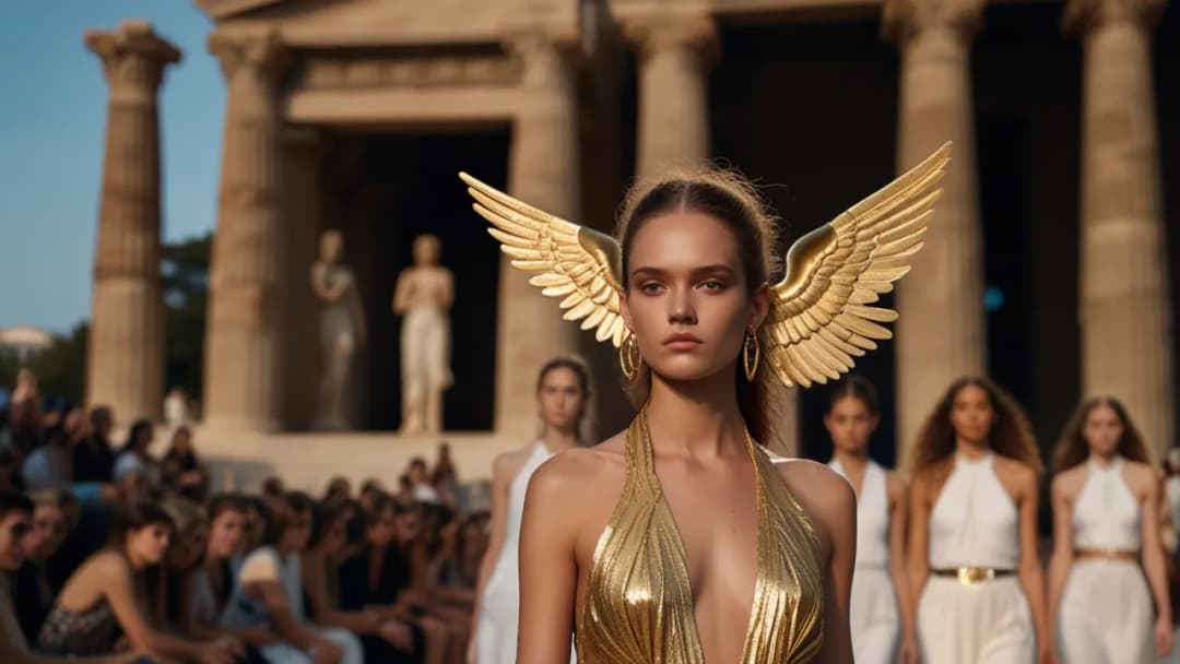 Strój Hermesa! Bóg handlu jako inspiracja dla dzisiejszej mody